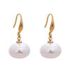 Eetit Simulated Pearls Chic Dangle Earrings for Women Prevent Allergy Stainless Steel Daily Jewelry High Quality