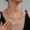 Collana Choker da Donna a Catena Intrecciata Snake Tricolore