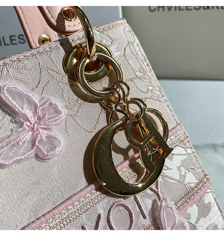 Lace Lady Di Summer 2024 Bow Handbag – Small Square Design