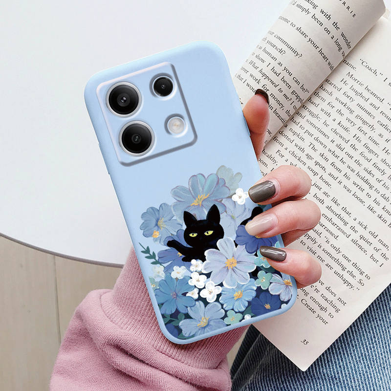Cartoon Hülle Für Redmi 13C 4G 5G 13R Note 13 Pro Redmi13 Note13R Poco C65 M6 Pro X6 PocoM6 Niedliche Katzen Hülle Weicher Stoßfänger Paar