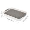 1Pcs Double Layer Drain Tray Premium PP Plastic Dish Drainer Cup Dryer Rack Kitchen Filter Tray for Home Restaurant Use
