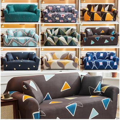 Stretch Sofa Protector Full Cover Slip Proof with Pillowcase for Vintage Armchair Elastic Couch Cover