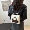 Fashionable Minimalist Backpack For College Students Stylish Unique Design 2024 Black White Blue Brown Colors