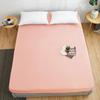 High Quality Fitted Sheet Multiple Colors Super Soft and Breathable Mattress Covers Protector Sofa Cover Single/Double Bed Sheet Solid Color Bed Cover