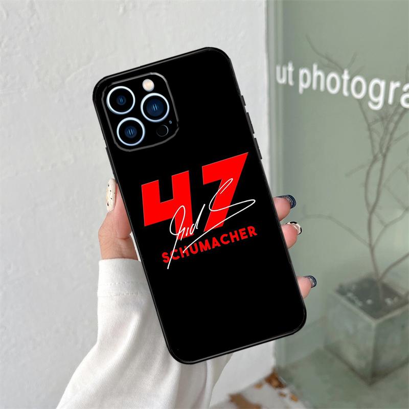 Schumacher Silicone Soft Case For iPhone 17 Air 11 14 15 16 Pro Max 12 13 Mini 16 Plus 16e Back Cover