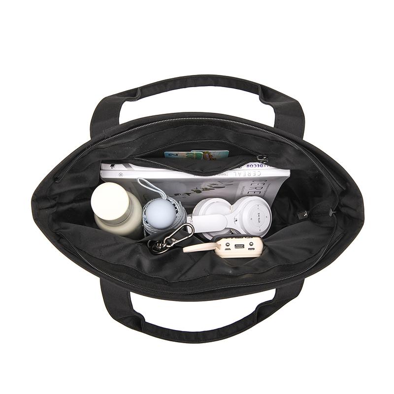 Servietă pentru bărbați, de mare capacitate, ușoară, geantă de umăr