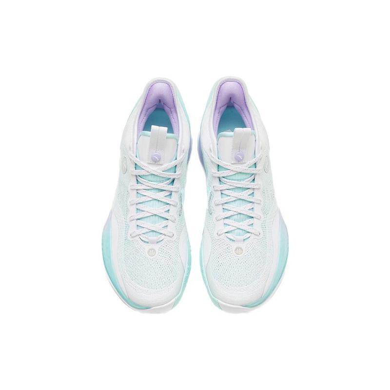 ANTA Three point Rain1.0 Basketball Shoes Men's Low top White/Green Sneakers 912321102S-1