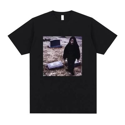 Crystal Castles Music Album II Graphic Print T-shirt Men's Women Gothic Punk T Shirt Men's Oversized Cotton T-shirts