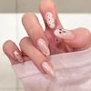 Verlaufende Bernstein-Goldfolie Abnehmbare Nagelsticker - Herbst/Winter-Kollektion