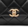 Chanel 22SS Lambskin Shoulder Bag, Crossbody Bag Mini Women's Black AS3239-B08012-94305