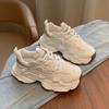 Versatile platform dad shoes, women's autumn and winter show small feet and increase in height, new fried street velvet casual sports shoes