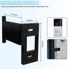 Doorbell Extender Mount Weather Resistant Design Ultra-Thin Heavy-Duty Extension Bracket Stand Tools-free Doorbell Extender