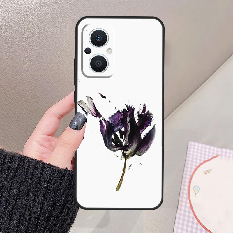 Flowers Pressed Funda For OPPO Reno 12 F 11F 13F 14F 10 13 14 15 Pro 7 8 Lite OPPO Find X8 X6 X5 X9 Pro Case