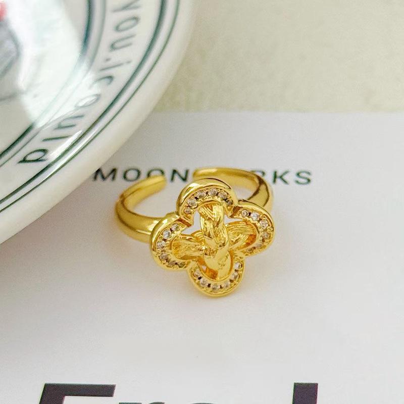 Italian Medieval Vintage Brushed Open Ring Niche High-End Exquisite Retro Personalized Ring