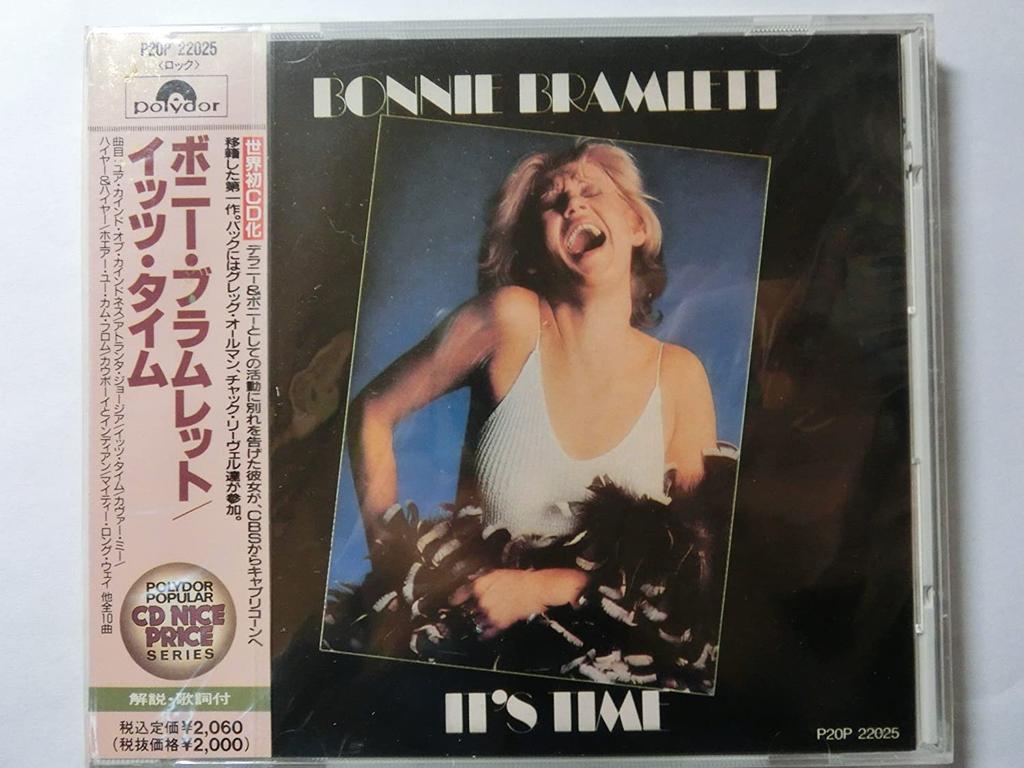 CD BONNIE BRAMLETT - It's Time P20P22025 Japan Rock Used