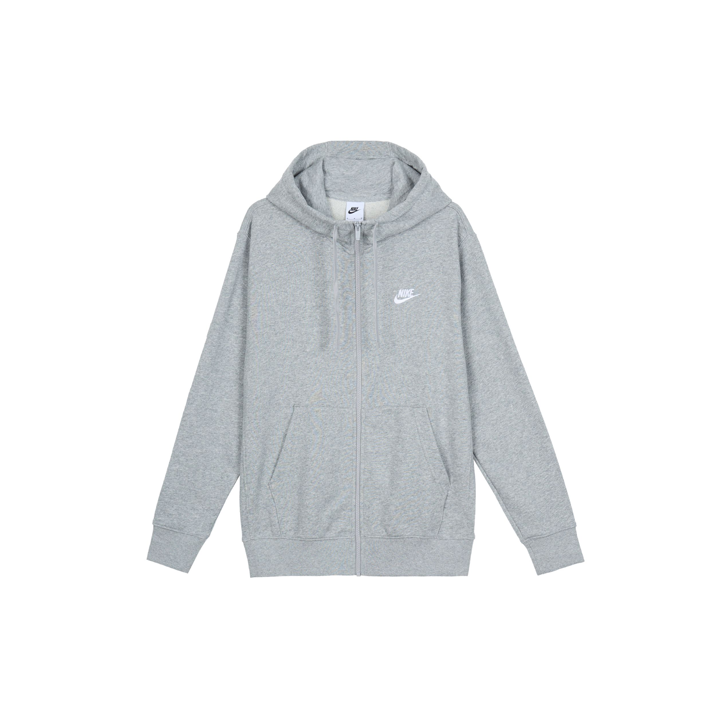 

Мужская куртка с капюшоном на молнии с логотипом Nike Basic, верхняя одежда, серая BV2649-063 M