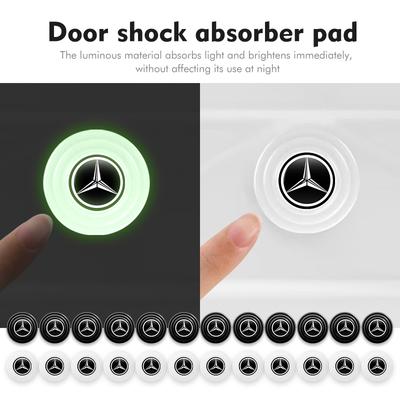 BENZ 8pcs Car Silicone Anti-collision Door Shock Absorber Spacer For Mercedes Benz C180 C300 W124 W176 W177 C200 C260 GLC CLE CLA AMG DW1 QQ80