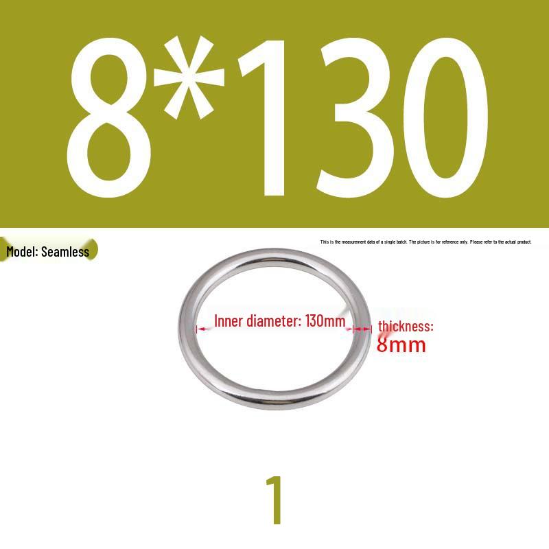 304 Stainless Steel Seamless O-Ring for Lifting and Hammock Yoga Connection