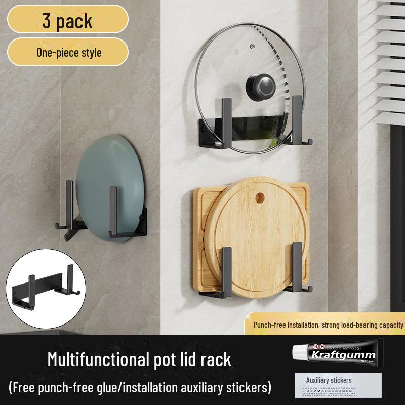 Punch-Free Kitchen Rack for Pots, Cutting Boards & More