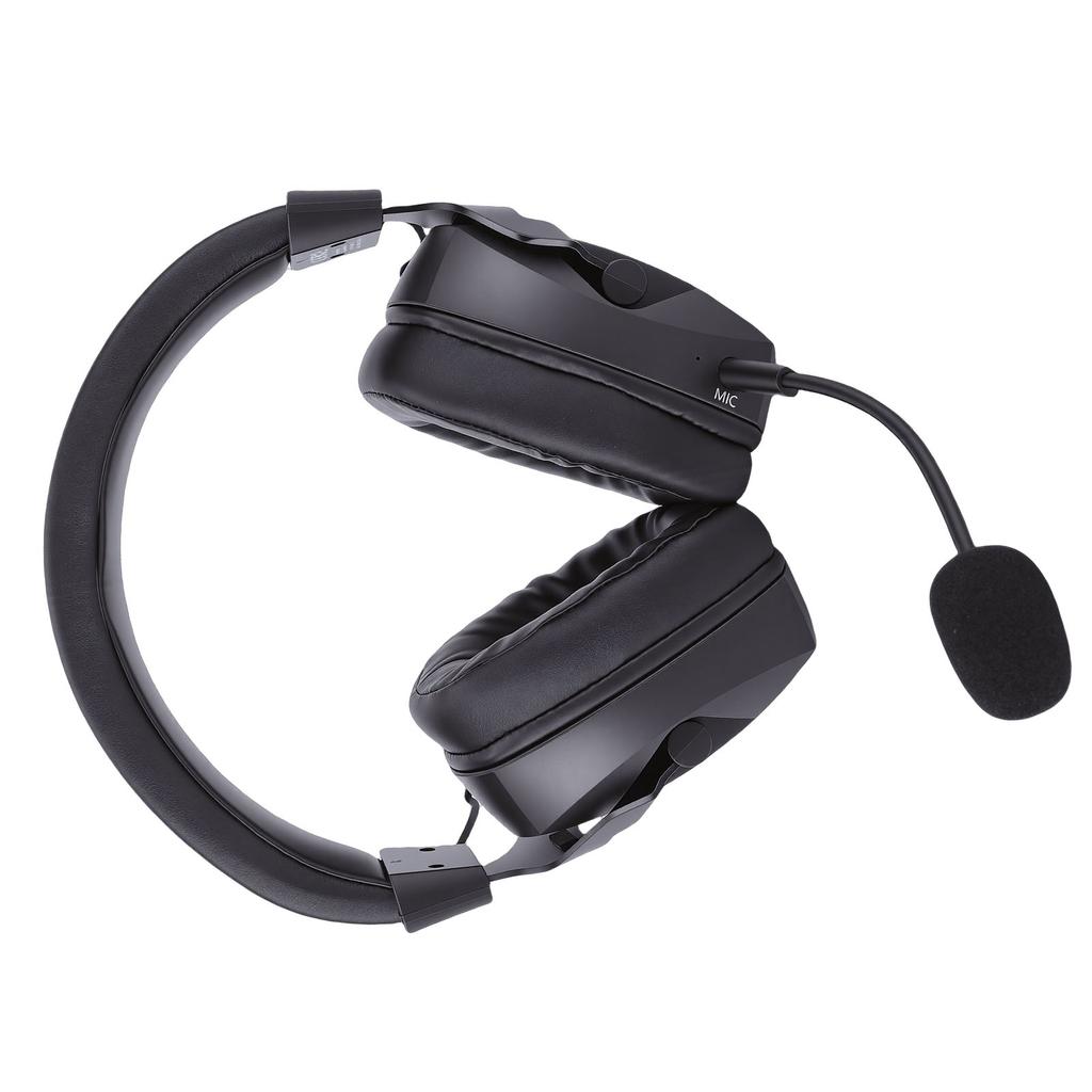 Wireless Gaming Headset Fit for Switch PC 2.4GHz Bluetooth 5.4 Headphones with Noise Canceling RGB Light 7.1 Surround