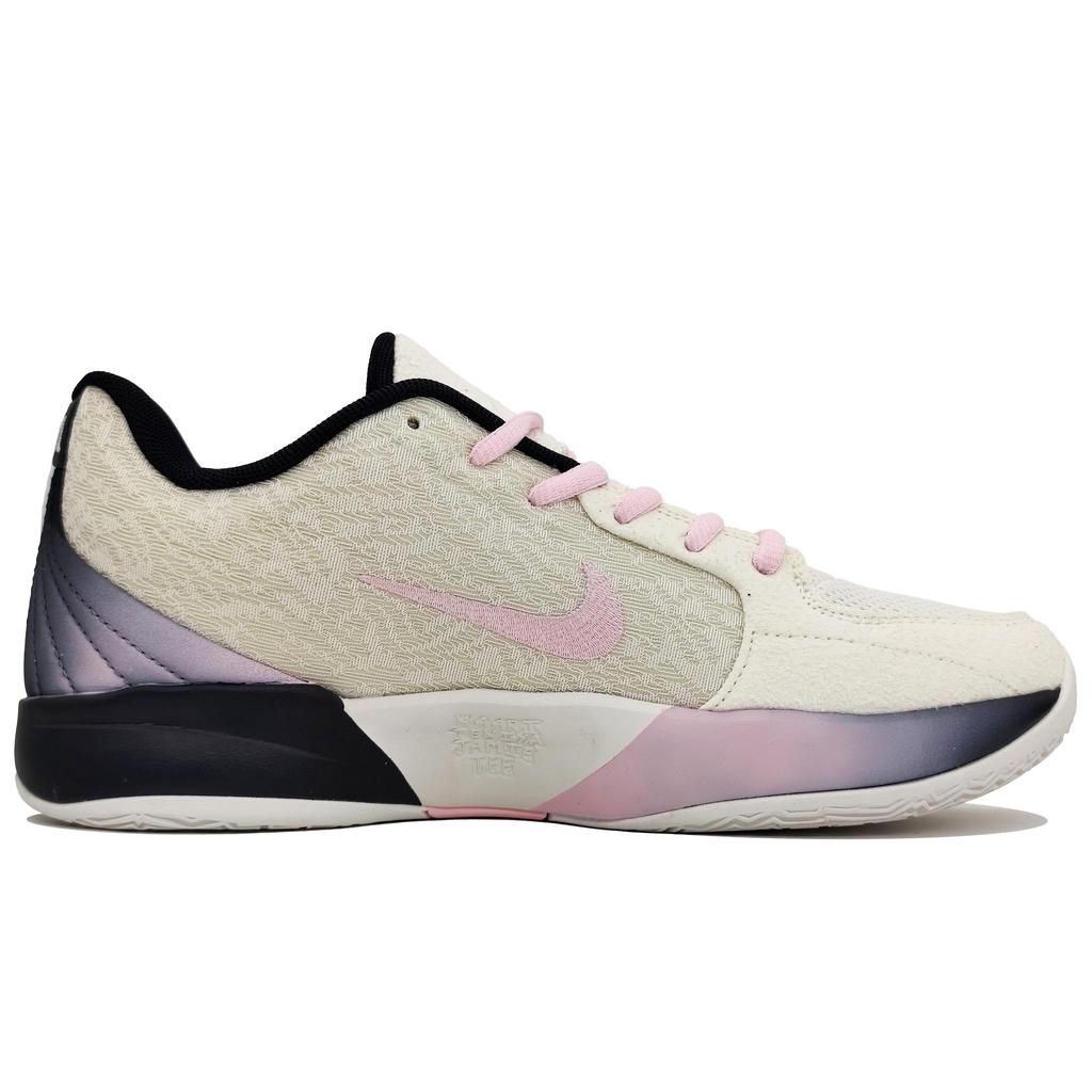 Nike Ja Morant 2 Abrasion Resistant Slip Resistant Low top Basketball Shoes Unisex Warm Cloud Pink FD7327-100(Team400-)