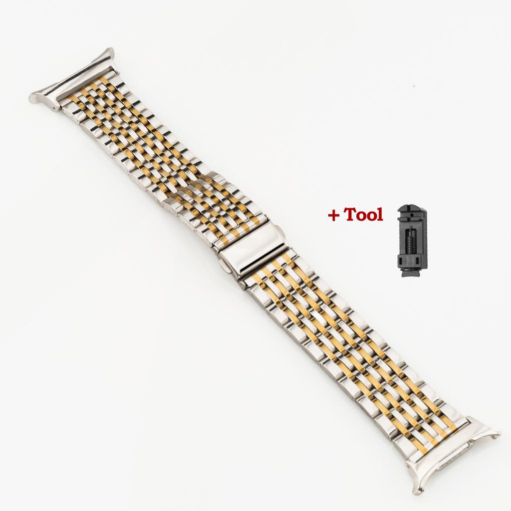 Watch Bracelet Strap for Samsung Galaxy Watch Ultra 47mm Smartwatch Stainless Steel Band for Galaxy Watch 7 Metal Wristband