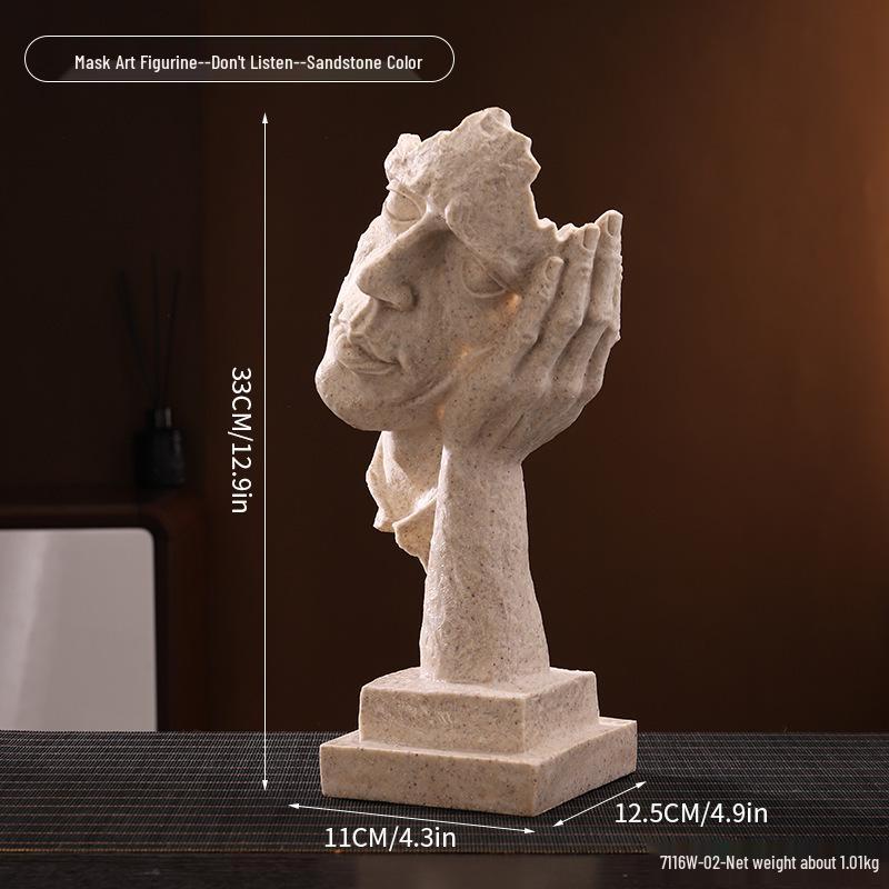 Elegant Resin Ornaments for Home, Office, or Bookshelf Decor