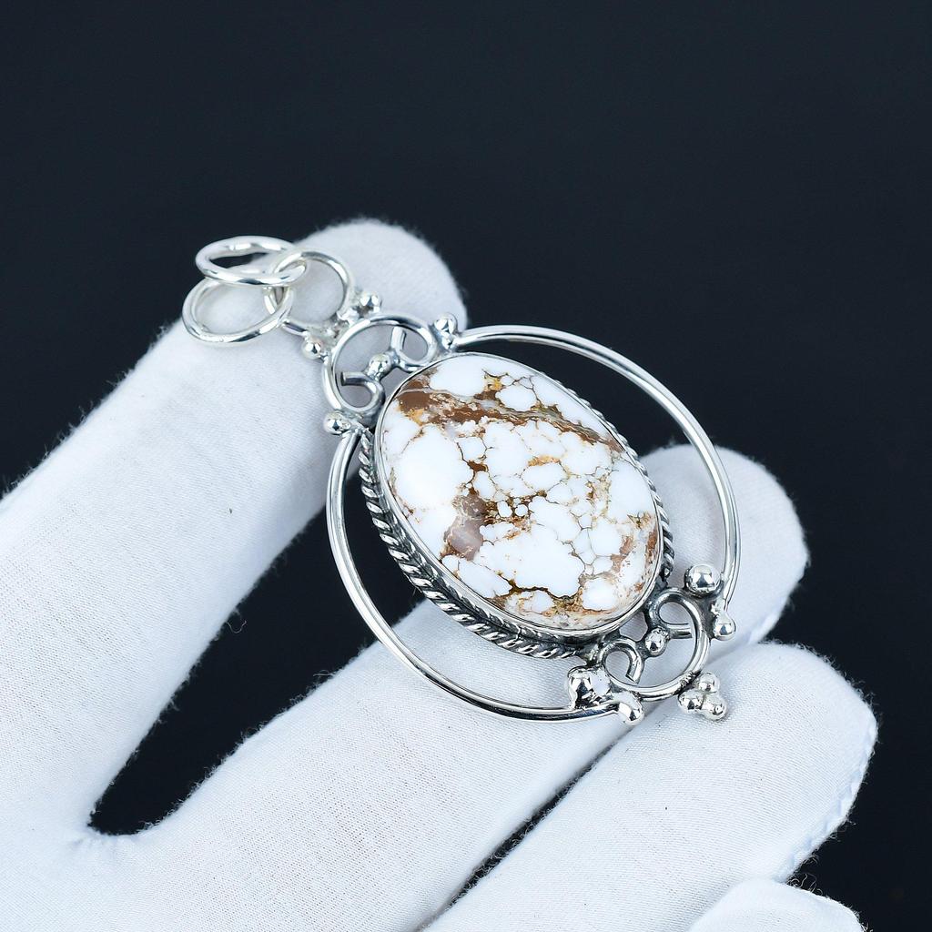 Wild Horse Jasper Pendant Gemstone Pendant 925 Sterling Silver Pendant Elegant Jewelry Handmade Pendant Birthday Gift For Her Silver Jewelry