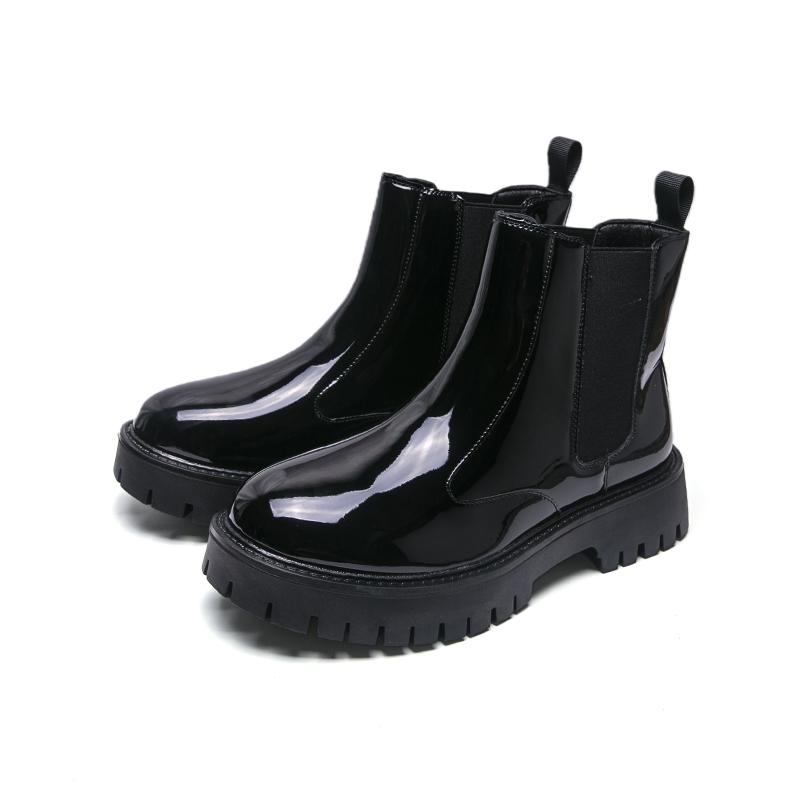 Men Chelsea Boots PU Thick Soled