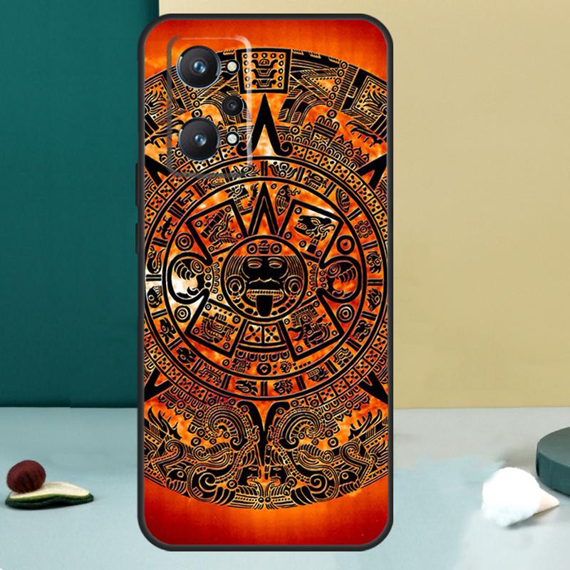 

Mayan Calendar Wood Pattern For Realme GT 7 Pro GT 5 6 6T C67 C61 C55 C53 C51 C21Y C25S C75 10 11 12 13 14 Pro Plus Case Realme C25 C25s