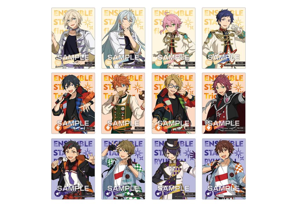 Ensky Ensemble Stars!! Clear Card Collection Gum 3 (Gum/Candy Toy) [BOX Set of 16]