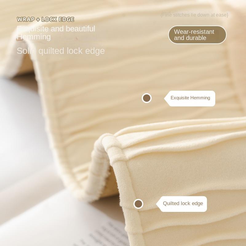 New French Cream Style Sofa Cushion Four Seasons Universal New Non-Slip Leather Sofa Cushion Sets Cover Cloth