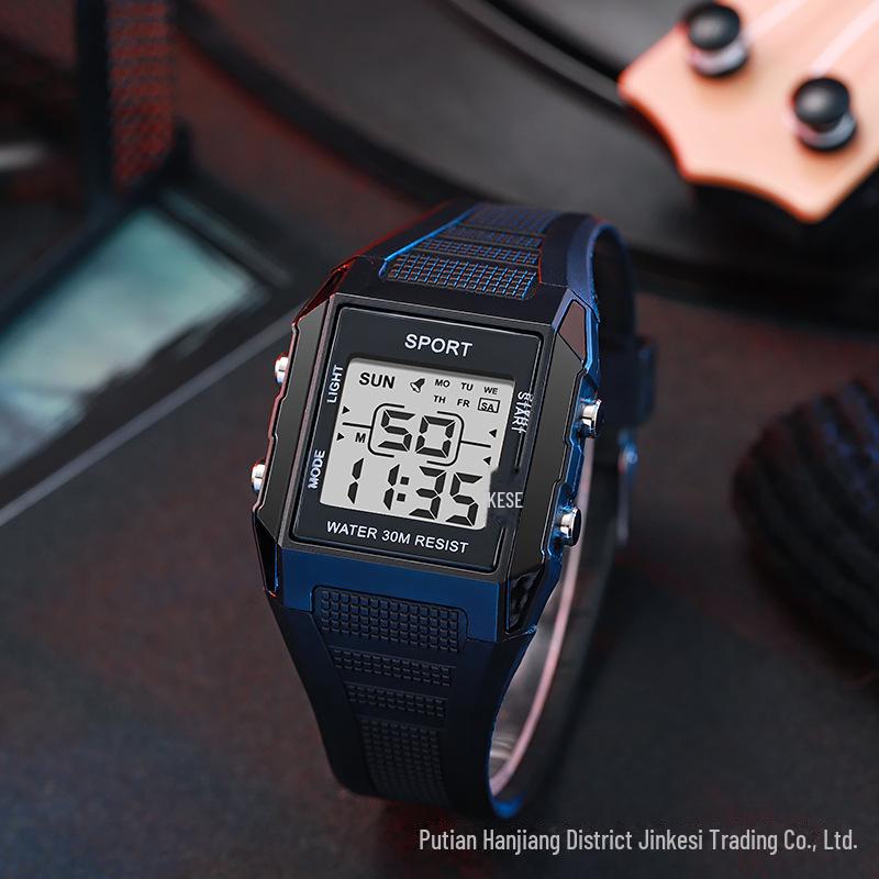 Unisex Multifunction Luminous Sports Watch with Alarm and Timer