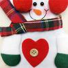 Christmas Decoration Supplies Restaurant Hotel Decoration Non-woven Old Man Snowman Christmas Knife and Fork Bag Tableware Set