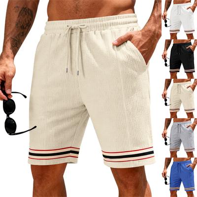 Shorts Pantalon Décontracté à Cordon de Serrage Respirant pour Homme