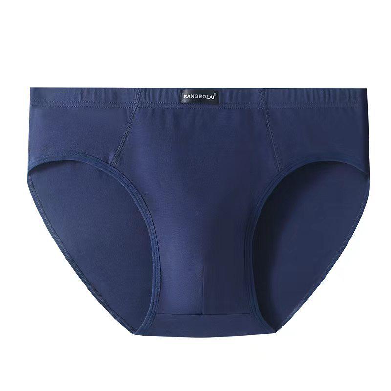 Men's Year of the Rat Red Cotton Underwear - Mid-Waist Plus Size with Breathable Sporty Waistband