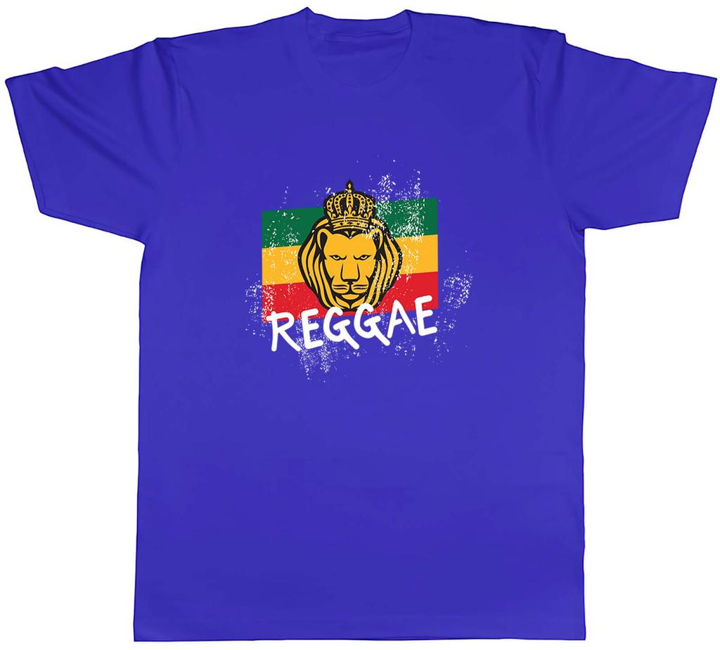 Jamaican Reggae Flag Lion Mens Unisex TShirt Tee Gift