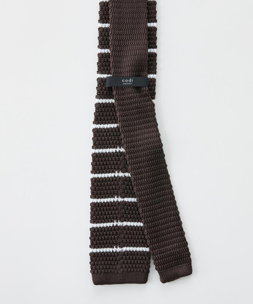 STCO Codigallery Striped Knit Tie Brown_Cntwz12Bth