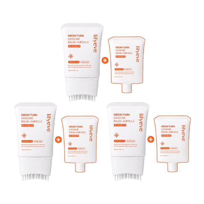 lilyeve Growturn Exosome Brush Ampoule Main 100ml, Refill 90ml  (9 Options)