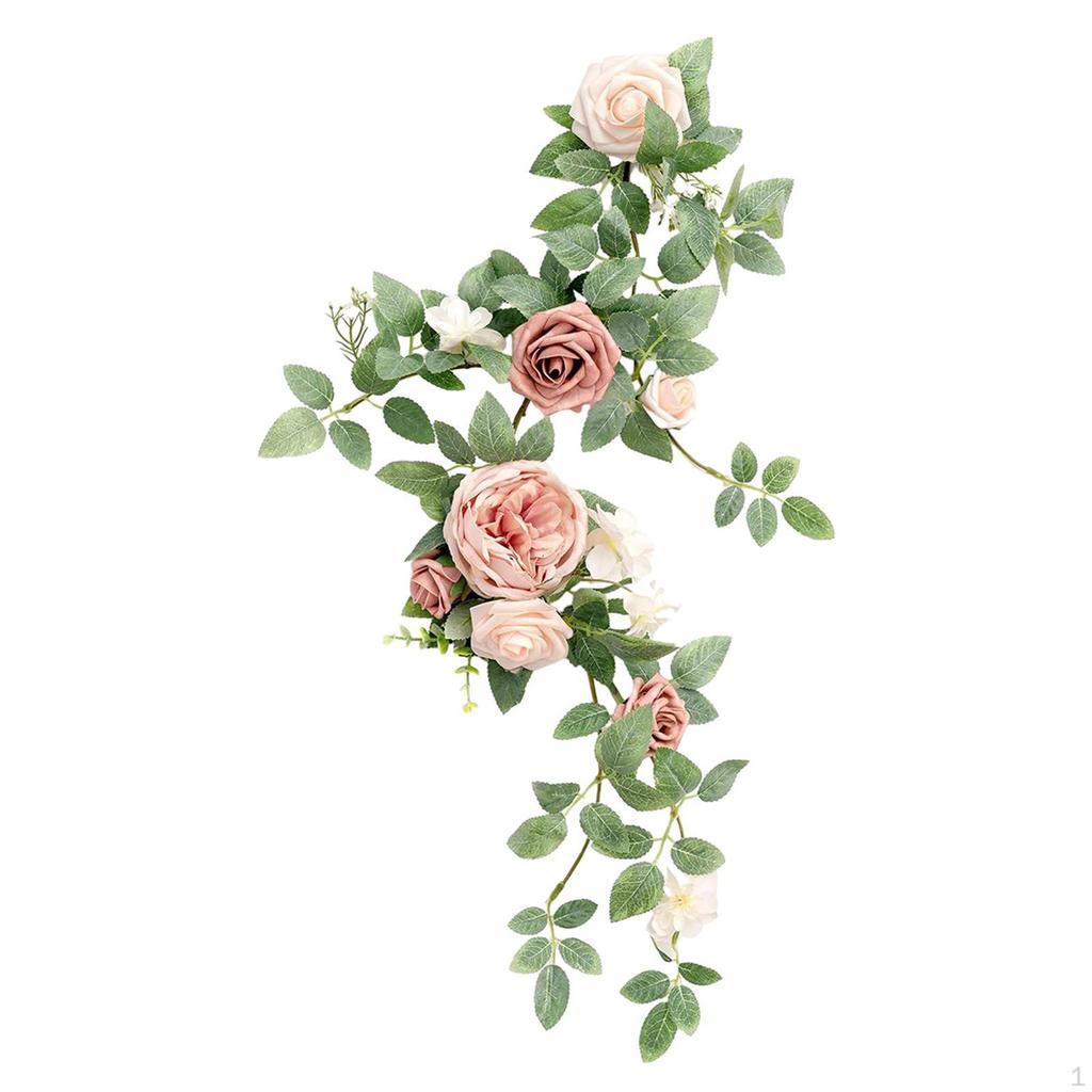 Silk Flower Swag for Elegant Wedding Display
