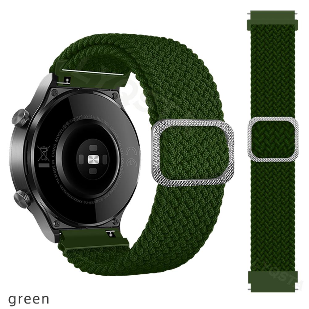 20/22mm Watchband For Garmin Venu SQ 2 Vivoactive 3/4 Strap Wristband For Forerunner 965 265 745 255 Braided Nylon Bracelet Belt