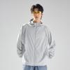 1011 Outdoor Original Yarn Ice Silk Sunscreen Clothing Men's Breathable UV Protection Hooded Light and Thin Sunscreen Summer Jacket