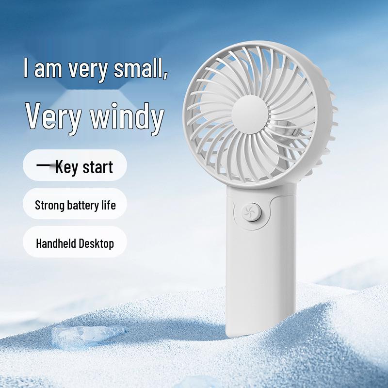 2025 Rechargeable Mini USB Pocket & Desktop Fan - Portable, Handheld, Hookable Electric Fan