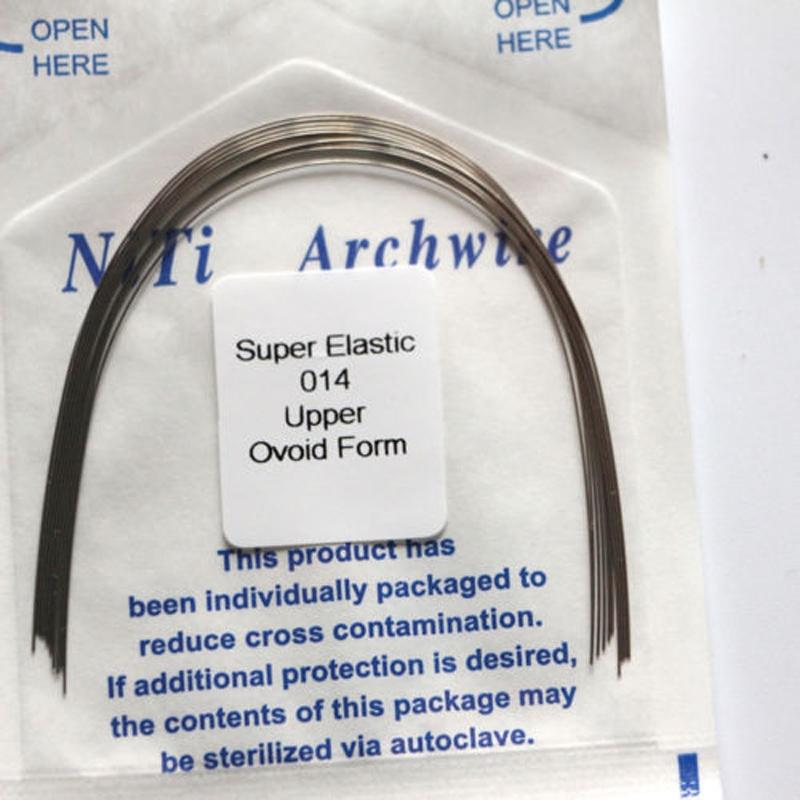 1-Pack Orthodontic Dental Super Elastic Oval Form Niti Round Arch Wires 10-Sizes
