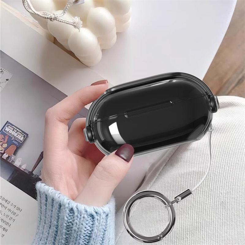 

Прозрачный защитный чехол для наушников Solo Buds, чехол для Bluetooth-гарнитуры, креативный чехол из ТПУ, устойчивый к падениям, кронштейн Second Change, новинка beats solo buds Black