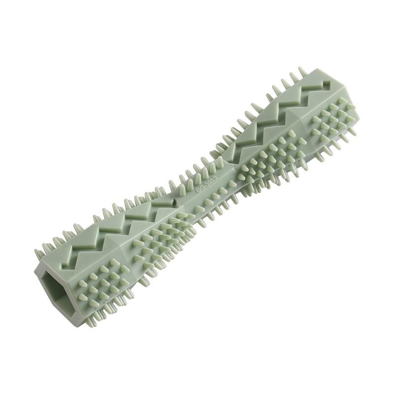 Interactive Stick Pet Chew Toy For Dog Rubber Chewproof Design Support Teeth Hygiene Mental Stimulation Teeth Cleaning