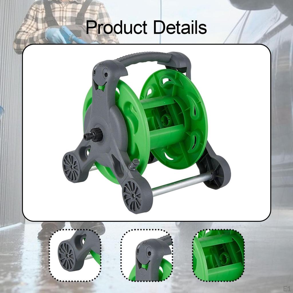 Garden Hose Reel Cart Pipe Organizer Household Portable Hold 20M Water Holder for Outdoor