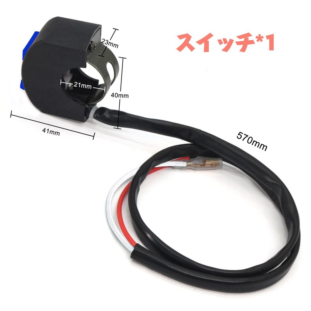 X-STYLE 10W Motorcycle Fog Lamp, Blue LED Headlight, Auxiliary Light, 12 V, 24 V,