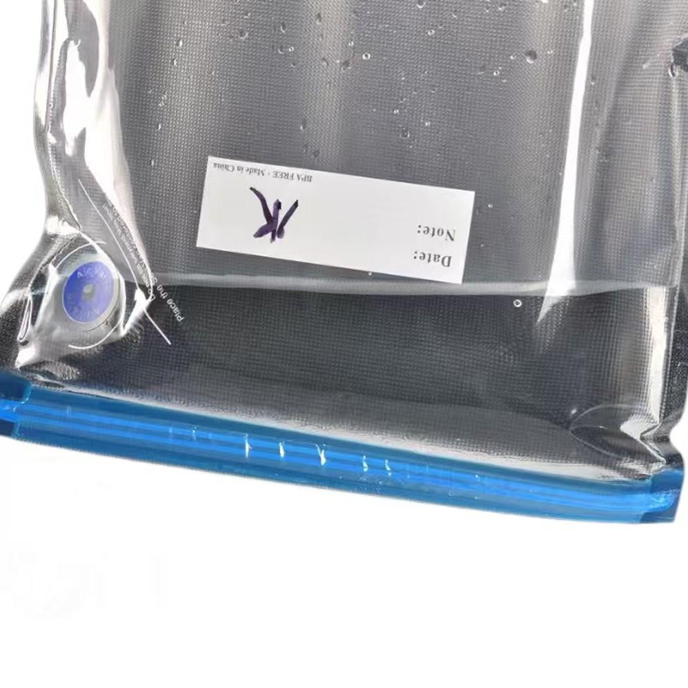 Thickened Leak-Proof Vacuum Bags with Blue Air Valve & Hand Pump for Food and Clothing