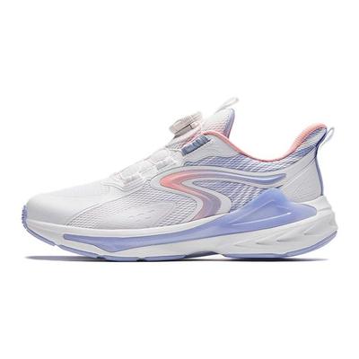 Kids Round Toe Comfortable Anti-Kick Shock Absorption Low-Top Running Shoes Kids Sneaker White 322415508-2